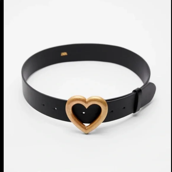 【ZARA】 LOVE YOU ベルト LOVEベルト　ブラック　【希少】 ZARA - 【ZARA】 LOVE YOU ベルト LOVEベルト ブラック 【希少